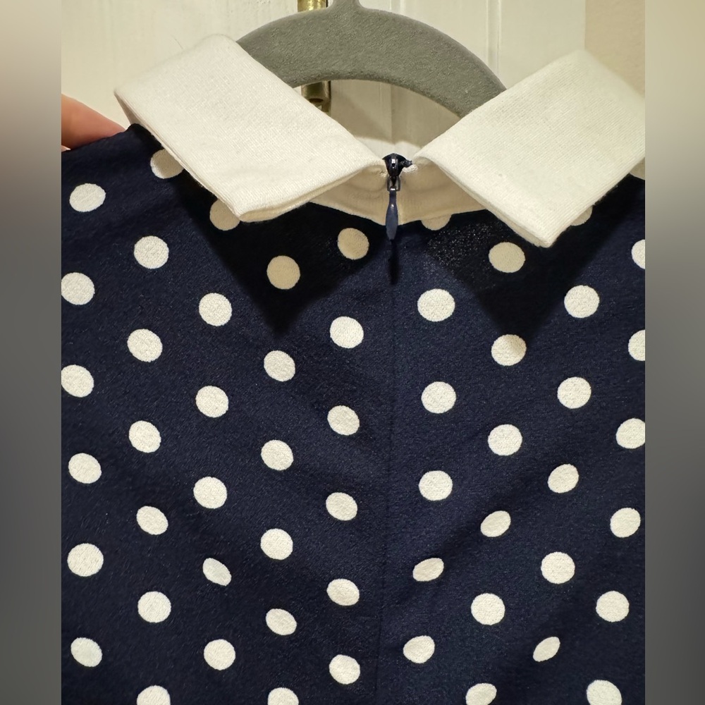 Homeyee navy and white polka dot dress. NWT - Picture 4 of 8